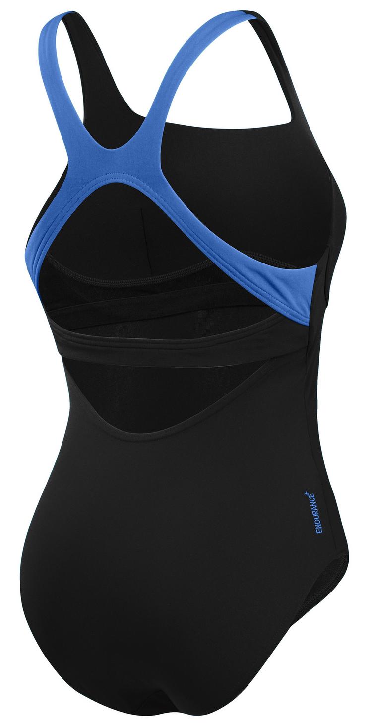 SPEEDO SPEEDO Flex Band Badeanzug Damen - black-curious blue - 0 | SportScheck