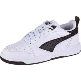 PUMA Rebound V6 Sneaker Kinder puma white-puma black-puma black