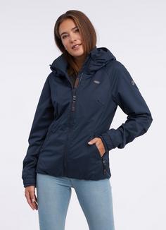 Rückansicht von Ragwear Dizzie Kapuzenjacke Damen navy