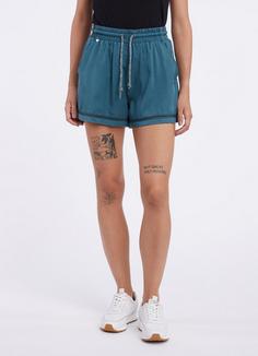 Rückansicht von Ragwear Felysia Org Shorts Damen petrol