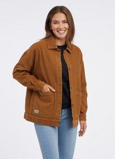 Rückansicht von Ragwear Ennea Kurzjacke Damen brown sugar