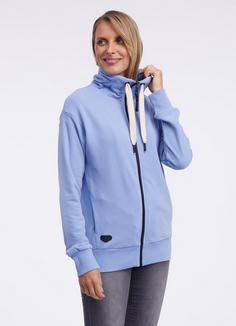 Rückansicht von Ragwear Shocky Sweatjacke Damen blue