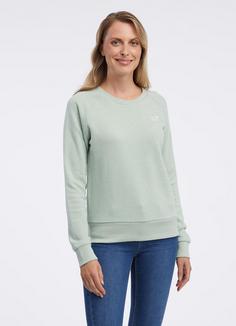 Rückansicht von Ragwear Johanka Sweatshirt Damen dusty green