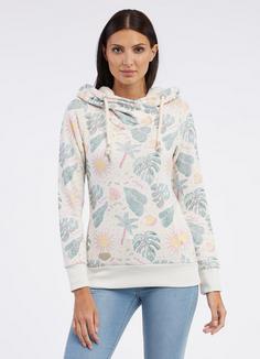 Rückansicht von Ragwear Gripy Print Comfy Hoodie Damen beige