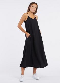 Rückansicht von Ragwear Ludvika Trägerkleid Damen black