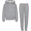 Nike NSW CLUB FLEECE Trainingsanzug Kinder - dk grey heather-white