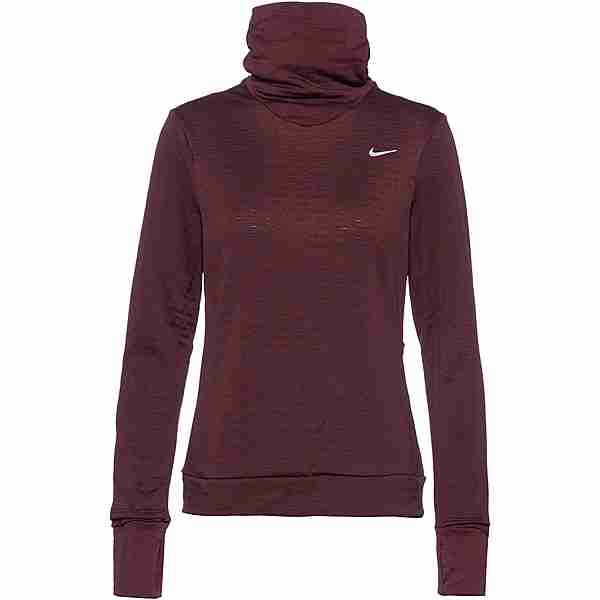 Nike SWIFT ELMNT Funktionsshirt Damen burgundy crush-reflective silv