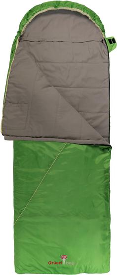 Rückansicht von Grüezi Bag Cloud Decke Links Kunstfaserschlafsack spring green