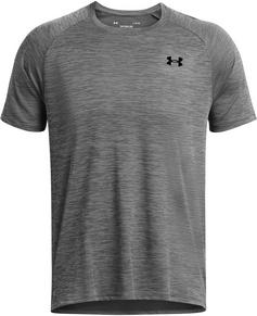 Under Armour UA TECH TEXTURED SS Funktionsshirt Herren castlerock-black