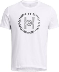 Under Armour RUN EVERYWHERE Funktionsshirt Herren white-castlerock-castlerock