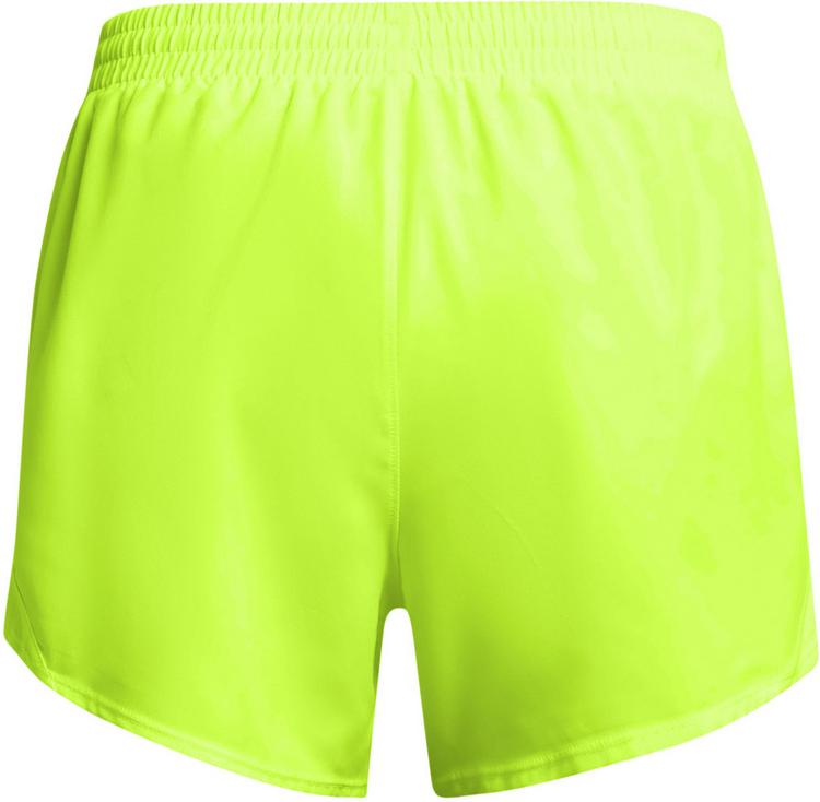 Under Armour Under Armour UA FLY BY 3 SHORTS Laufshorts Damen - high-vis yellow-high-vis yellow-reflective - 0 | SportScheck