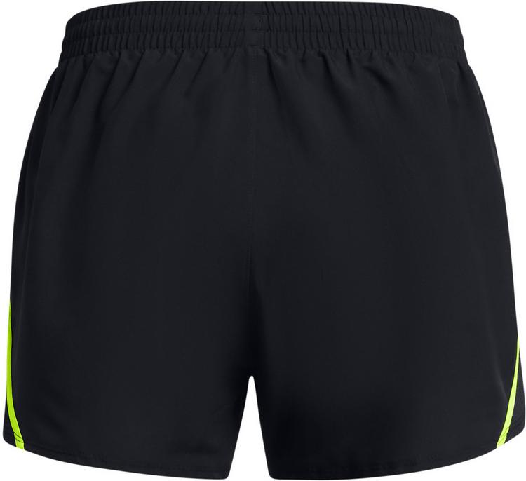 Under Armour Under Armour UA FLY BY 3 SHORTS Laufshorts Damen - black-high-vis yellow-reflective - 0 | SportScheck