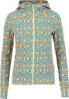 Blutsgeschwister Scuba Duba Sweatjacke Damen - flowers mirror of joy