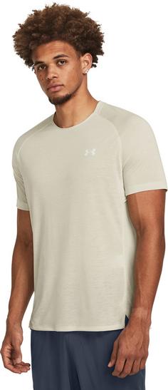 Rückansicht von Under Armour RUN TRAIL Funktionsshirt Herren silt-reflective