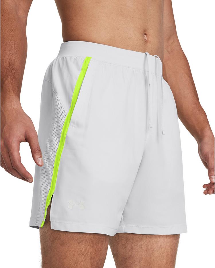 Under Armour Under Armour LAUNCH Laufshorts Herren - halo gray-high-vis yellow-reflective - 0 | SportScheck