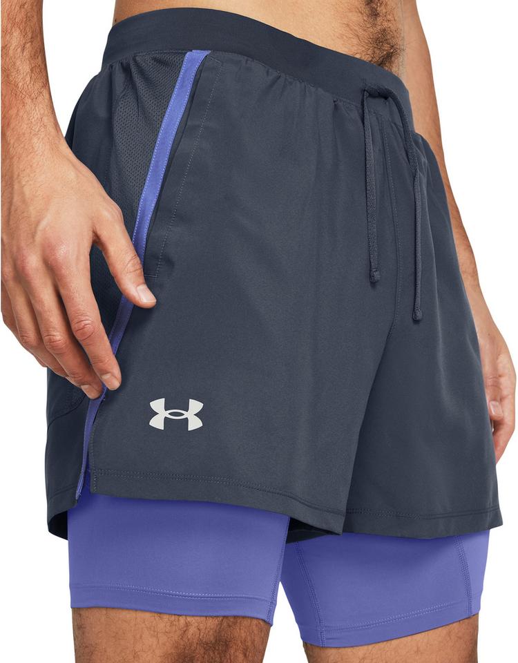 Under Armour Under Armour LAUNCH Laufshorts Herren - downpour gray-starlight-reflective - 2 | SportScheck