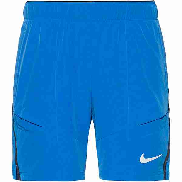 Nike Advantage Tennisshorts Herren lt photo blue-black-white