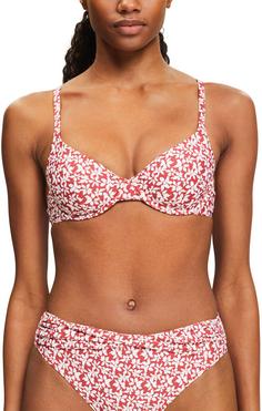 Rückansicht von ESPRIT Calusa Beach Bikini Oberteil Damen dark red
