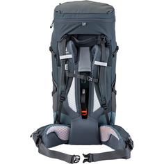 Rückansicht von Deuter Aircontact Core 50+10 Trekkingrucksack Herren graphite-shale