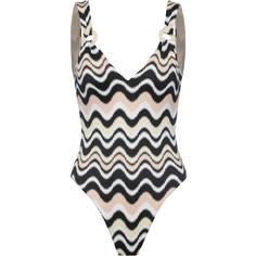 Seafolly Neue Wave Badeanzug Damen black