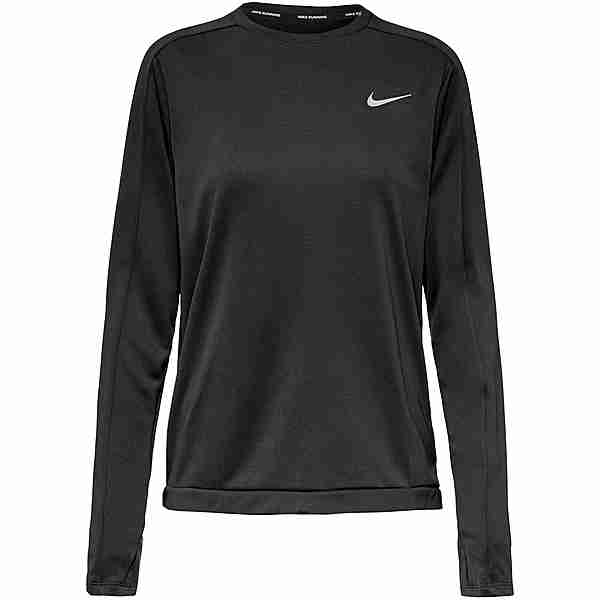 Nike PACER Funktionsshirt Damen black-reflective silv