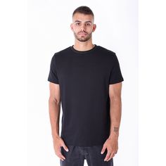 Rückansicht von Kleinigkeit Unterragendes Shört T-Shirt Herren black