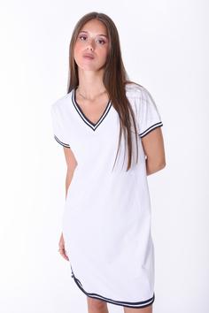 Rückansicht von Kleinigkeit Skörti Jerseykleid Damen white