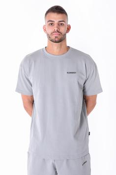 Rückansicht von Kleinigkeit Sticki Micki T-Shirt Herren soft grey