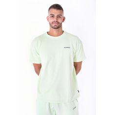 Rückansicht von Kleinigkeit Sticki Micki T-Shirt Herren lime green
