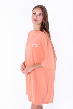 Rückansicht von Kleinigkeit Katee Fit Jerseykleid Damen coral