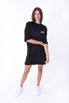 Rückansicht von Kleinigkeit Katee Fit Jerseykleid Damen black