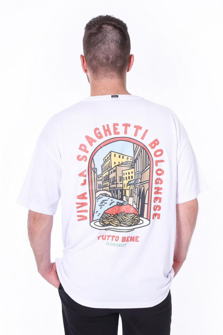 Kleinigkeit Kleinigkeit Big Viva La Spaghetti T-Shirt Herren - white - 1 | SportScheck
