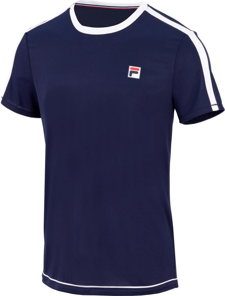 FILA FILA Elias Tennisshirt Herren - navy-white - 0 | SportScheck