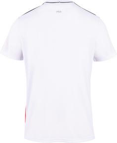 Rückansicht von FILA Gabriel Tennisshirt Herren white-navy