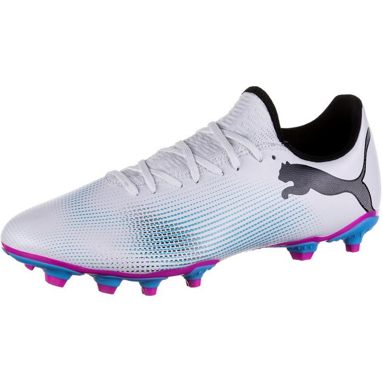 PUMA PUMA FUTURE 7 PLAY FG/AG Fu&szlig;ballschuhe Herren - puma white-puma black-poison pink - 0 | SportScheck