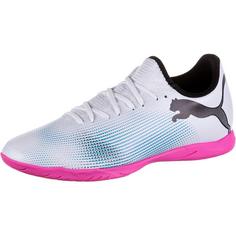 PUMA FUTURE 7 PLAY IT Fußballschuhe Herren puma white-puma black-poison pink