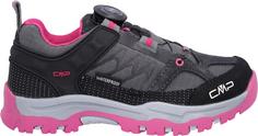 CMP KIRUNA FITGO WP Wanderschuhe Kinder grey-fuxia