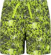 CMP Badehose Jungen - antracite-lime-b.co