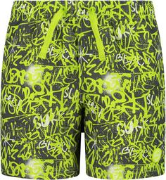 CMP Badeshorts Kinder antracite-lime-b.co