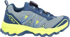 CMP AKSA FITGO FAST Wanderschuhe Kinder bluesteel-lime