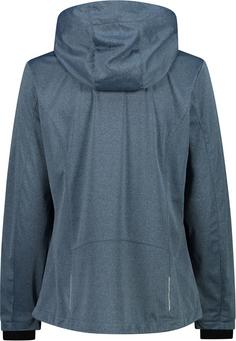 Rückansicht von CMP Softshelljacke Damen darker sky mel