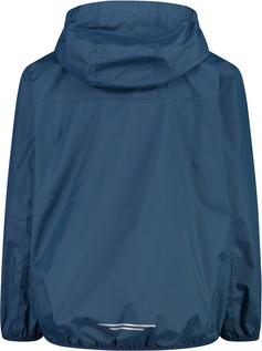 Rückansicht von CMP Regenjacke Kinder bluesteel