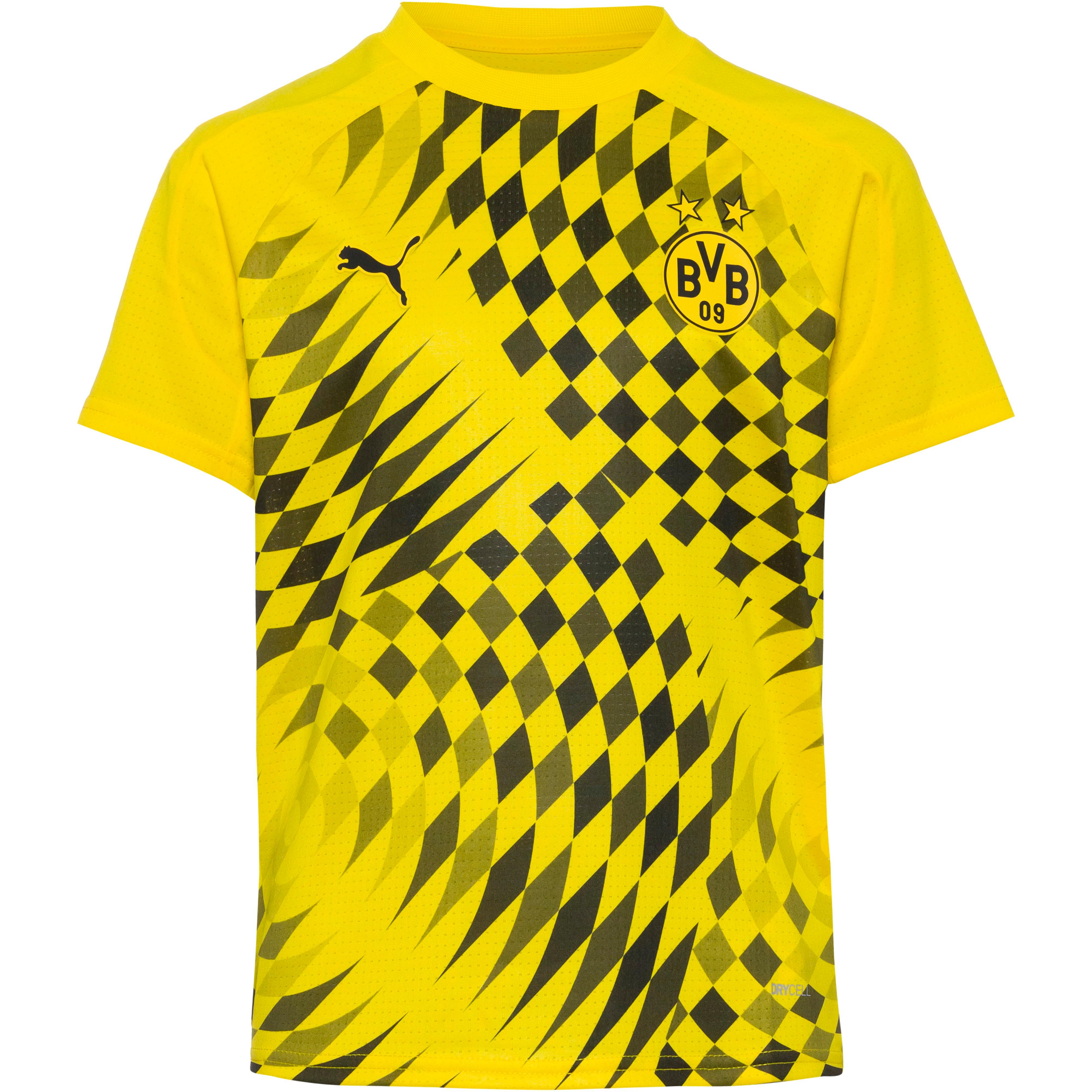 PUMA Borussia Dortmund Prematch Funktionsshirt Kinder