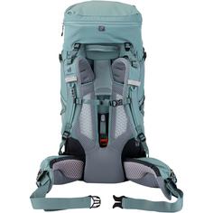 Rückansicht von Deuter Aircontact Core 55+10 SL Trekkingrucksack Damen jade-graphite