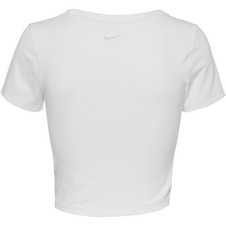Nike Nike ONE FITTED Dri-Fit Croptop Damen - white-black - 0 | SportScheck