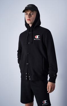 Rückansicht von CHAMPION Legacy Collegejacke Herren black beauty