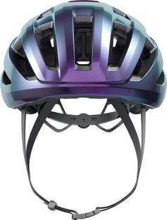 Rückansicht von ABUS POWERDOME Fahrradhelm flip flop purple