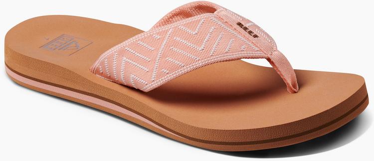 Reef Reef Spring Woven Zehentrenner Damen - peach parfait - 0 | SportScheck