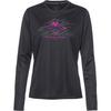 ASICS FUJITRAIL Funktionsshirt Damen - performance black-blackberry