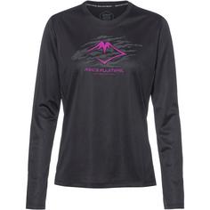 ASICS FUJITRAIL Funktionsshirt Damen performance black-blackberry